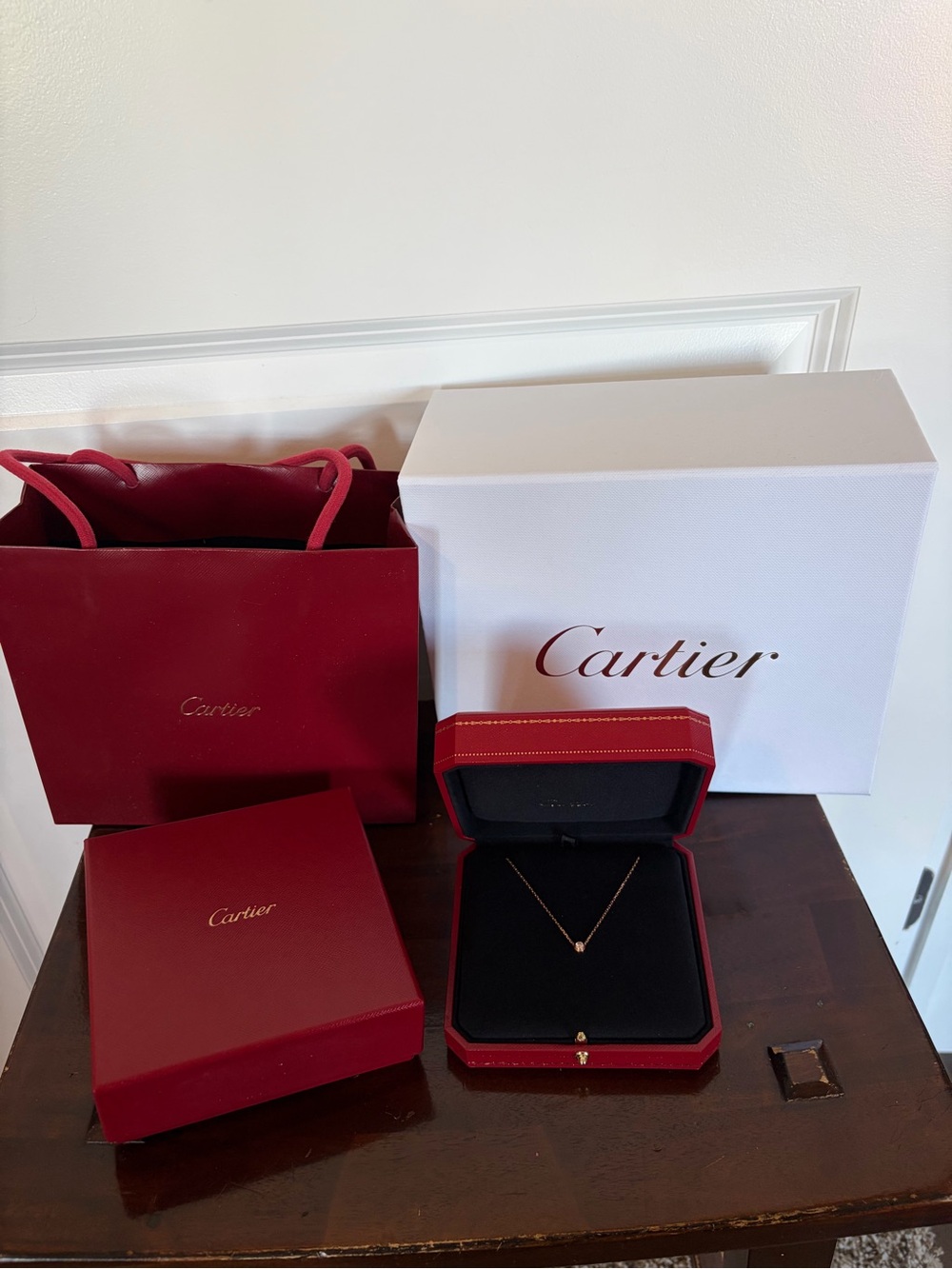 Cartier Rose Gold d’amour Necklace